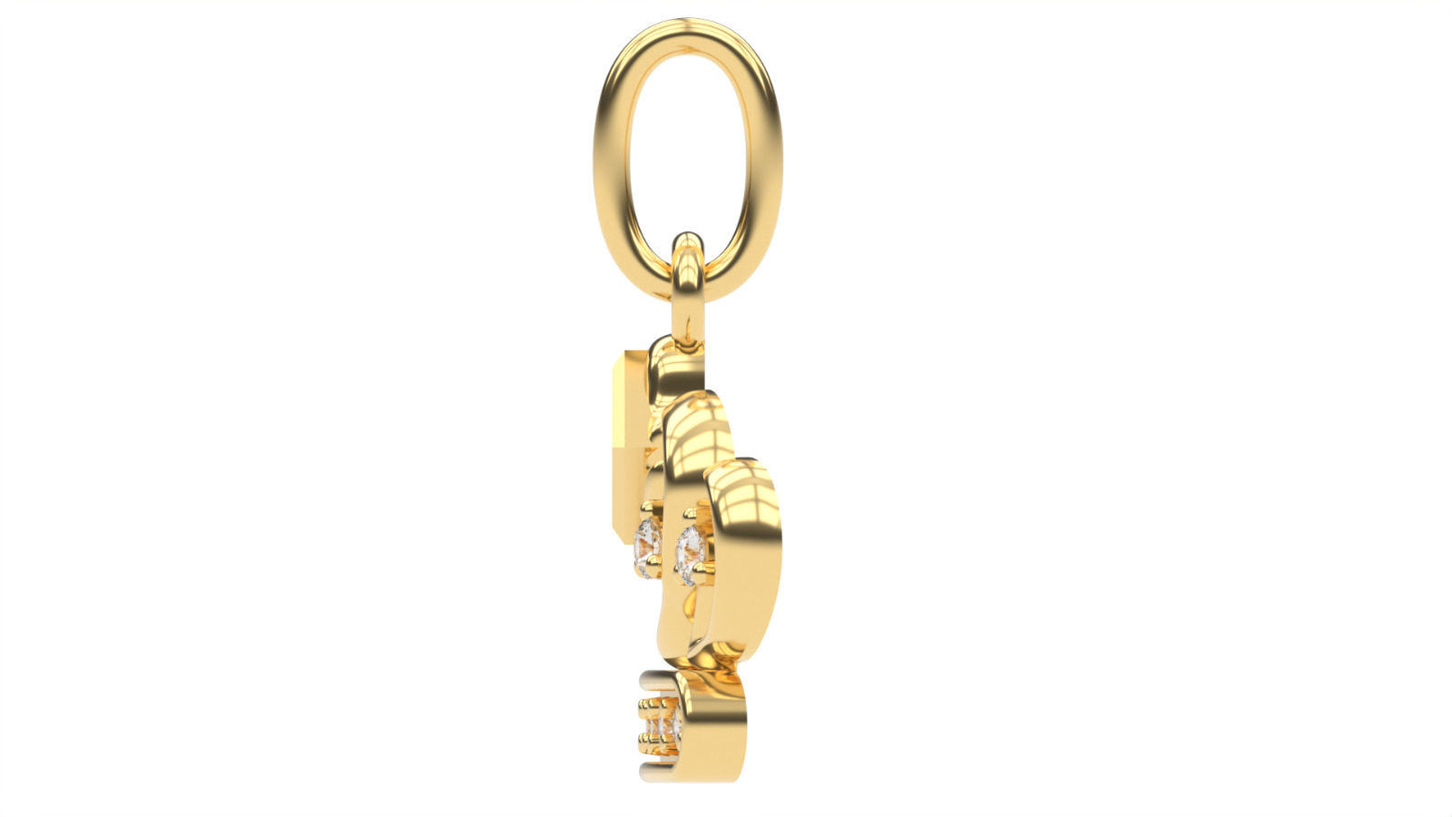 Anel de Diamante Solitário